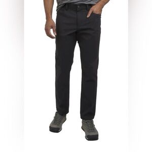 Weatherproof Men's Black Straight-Fit Chinos